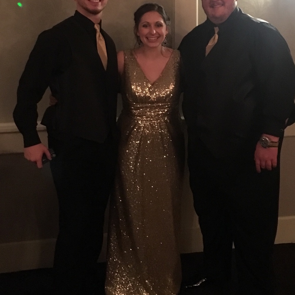 Floor Length Sequin Gown - image 4